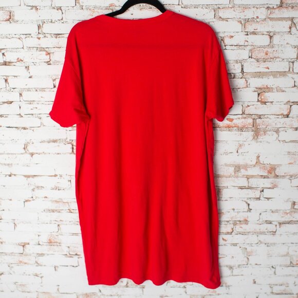 2012 Betty Boop Red Short Sleeve Sleep Shirt Women’s Size‎ 1X Totally Betty - Picture 5 of 7